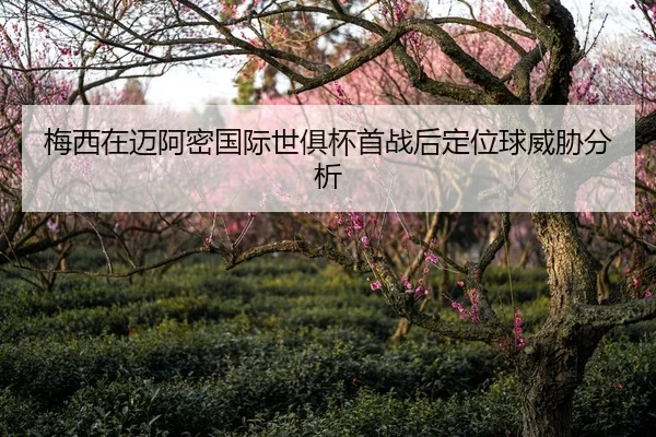 梅西在迈阿密国际世俱杯首战后定位球威胁分析